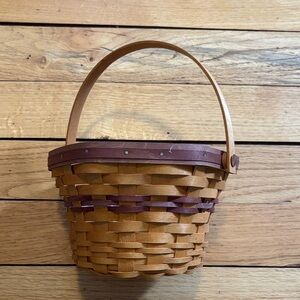 Longaberger Handwoven Basket in Rich Tan